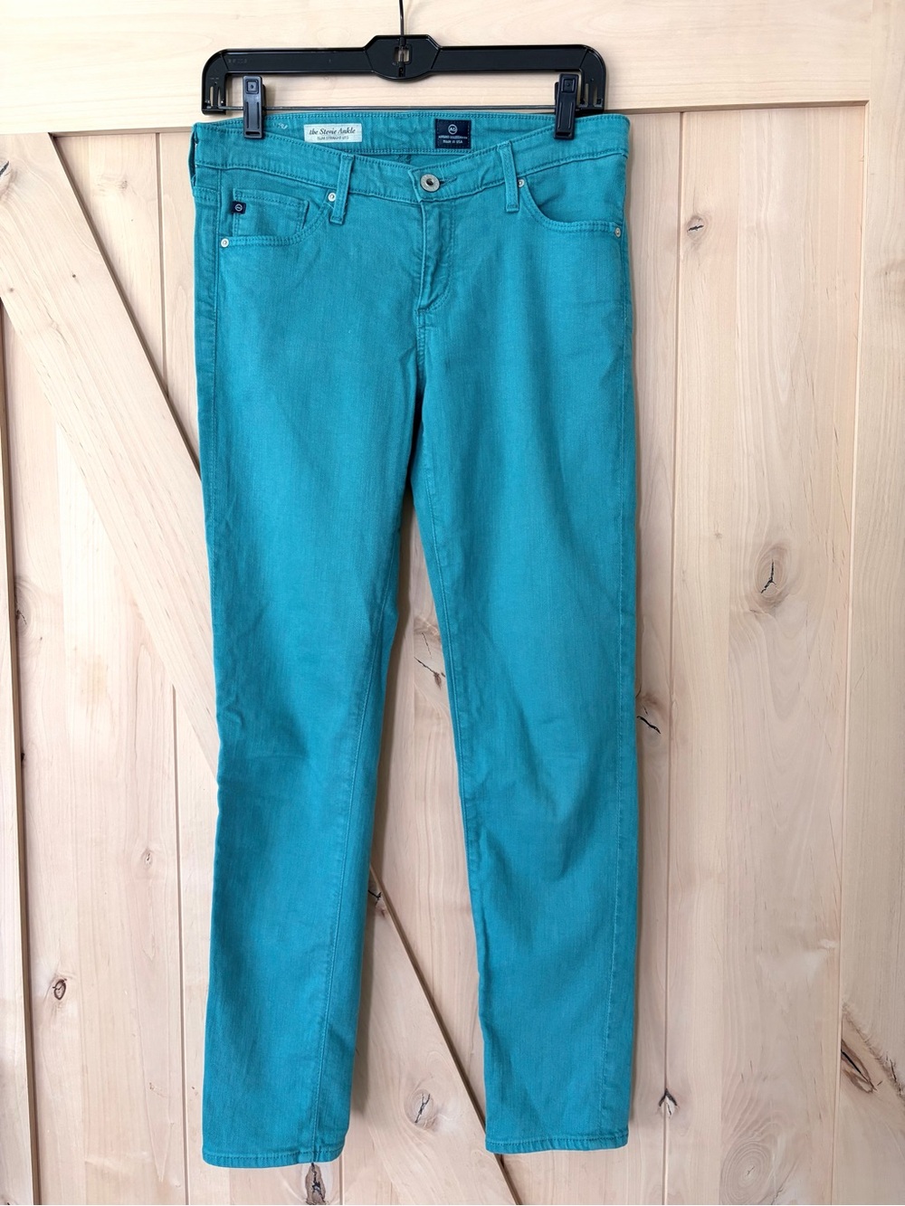 Woman’s AG Teal Women’s Stevie Jeans